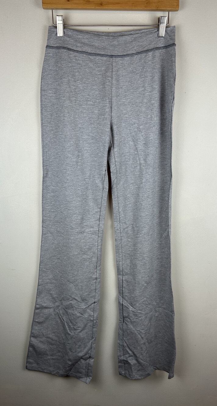 I AM GIA Blare Gray Track Pants Womens Size Medium Spellout